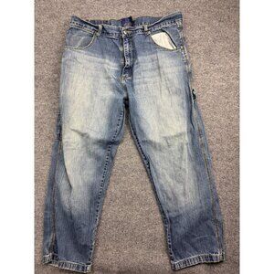 VNTG Y2K Joker Jeans Men's W38 x L31 Blue Denim Wide Leg Carpenter